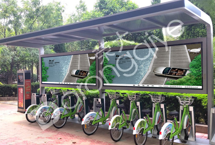 連云港公共自行車(chē)亭效果圖