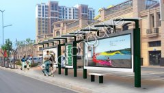 太陽能公交候車亭配套的廣告燈箱給城市帶來哪些優勢